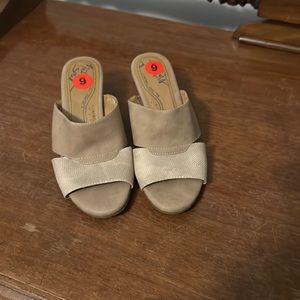 Tan sandals
